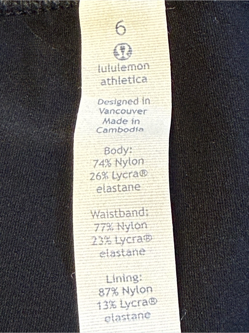 NWT lululemon athletica Speed Up High Rise Lined Black Shorts Size 6 - Picture 2 of 9